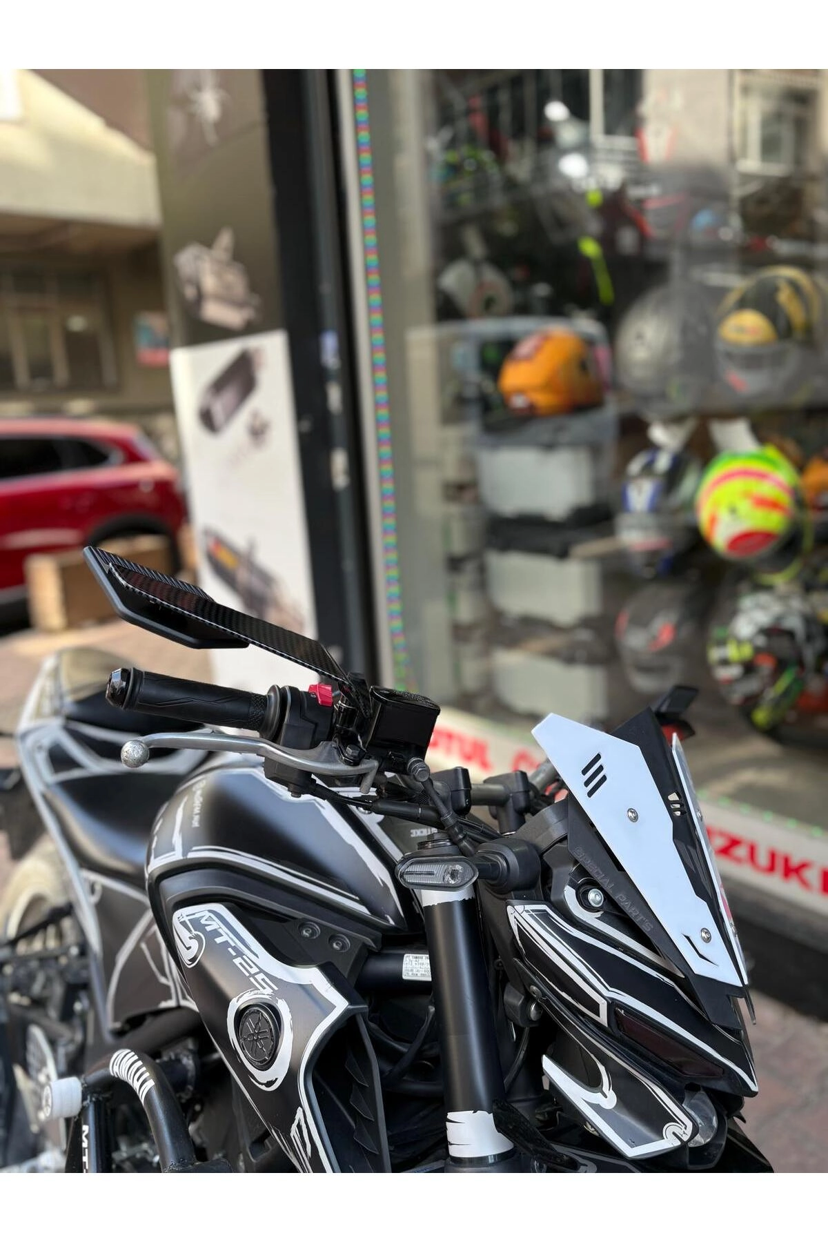 resimler/genel/Motosiklet Ayna V2 H2 Karbon Naked Ayna Spor Ayna Kanat Ayna Geniş Görüş Açılı