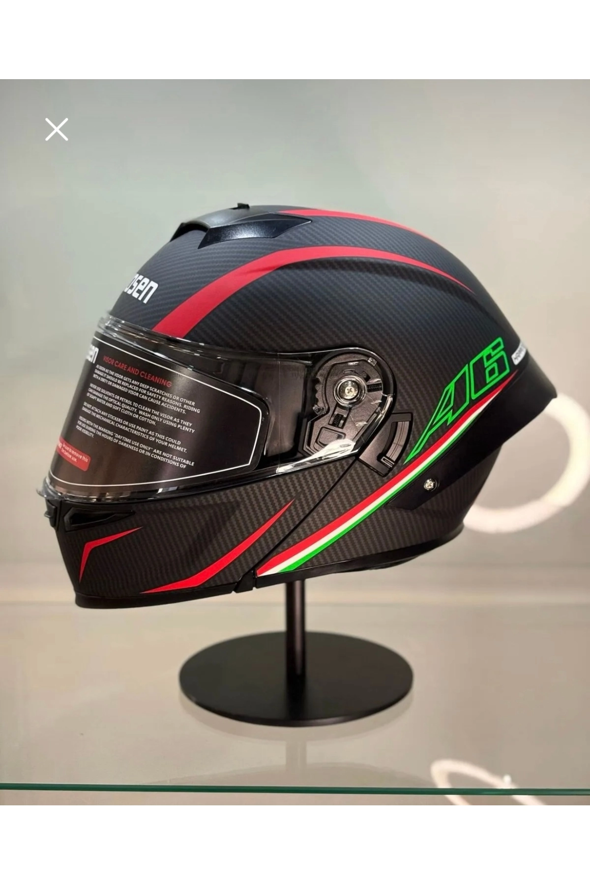 resimler/genel/Ws-202 Güneş Gözlüklü Çene Açılır Kask (ÅEFFAF VİZÖRLÜ) A6