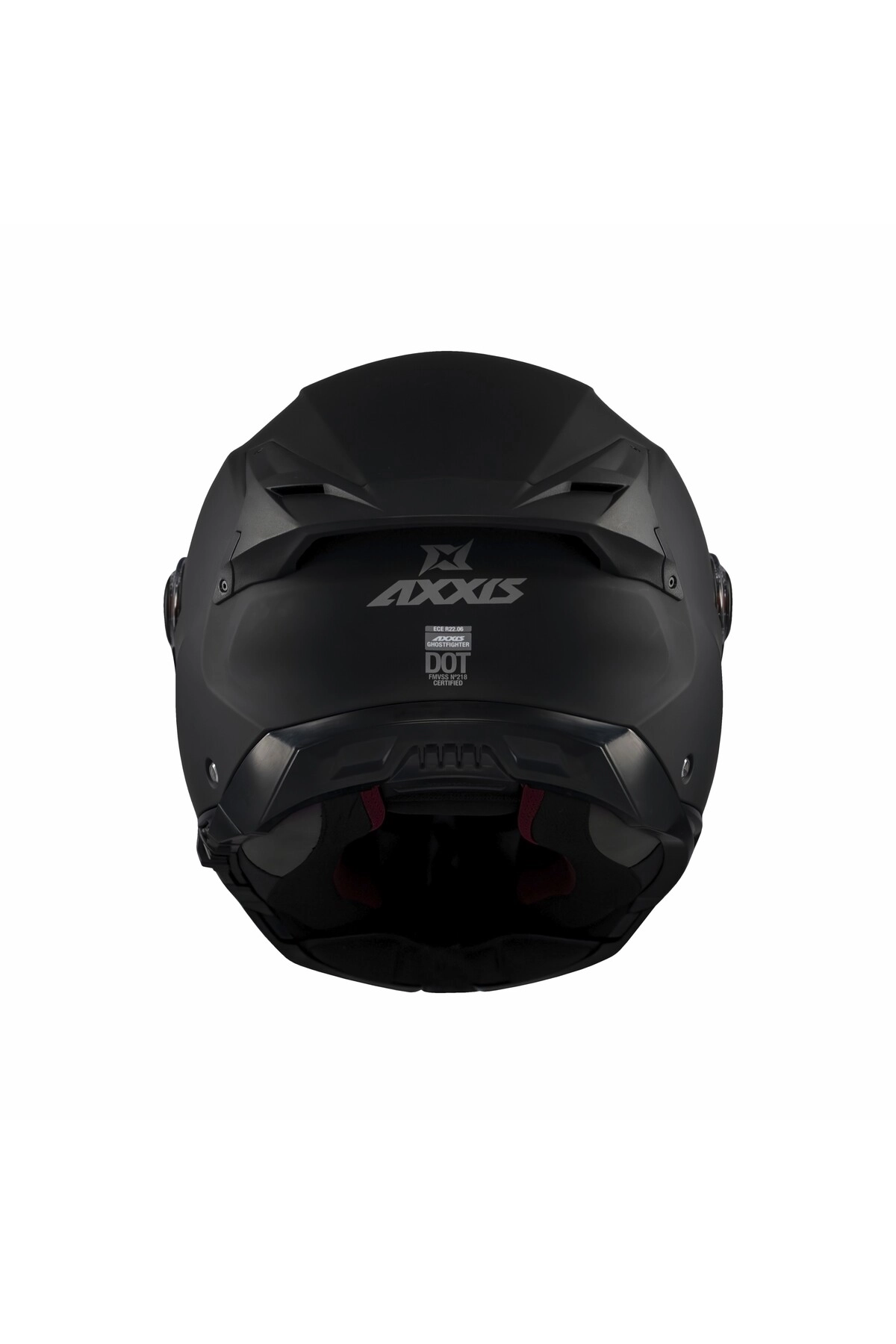 Ghostfighter SV Mat Siyah Motosiklet Çene Açılır Kask