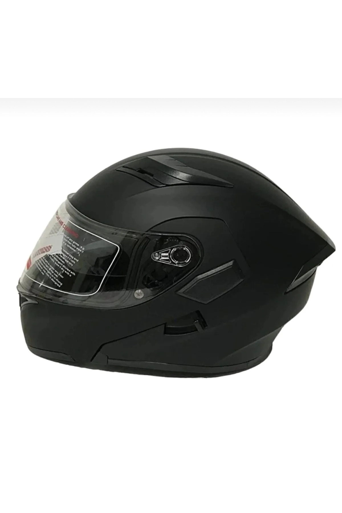JK902 MAT SİYAH MOTOSİKLET KASKI
