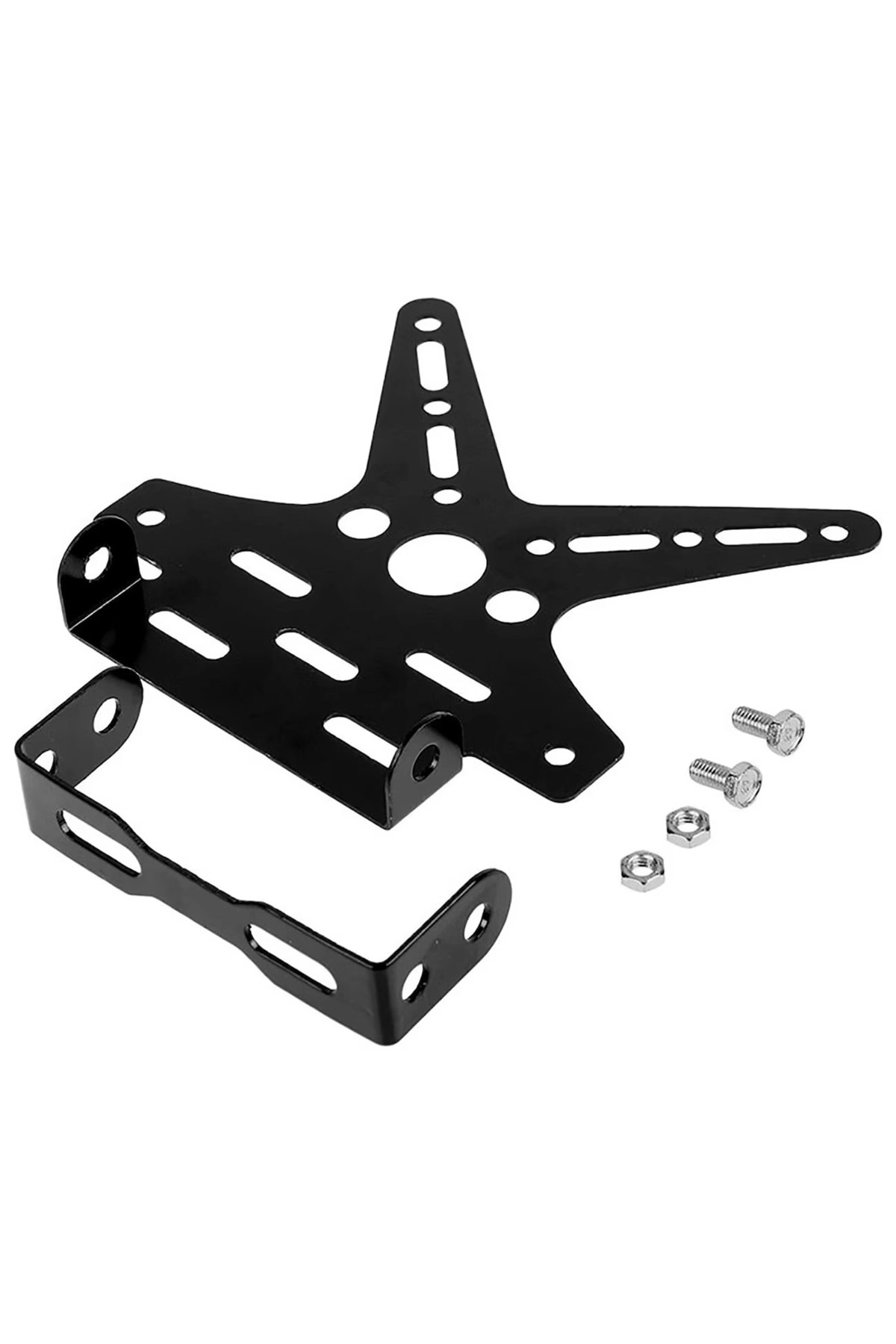 resimler/genel/Universal Motosiklet Katlanır Plakalık Braketi Siyah