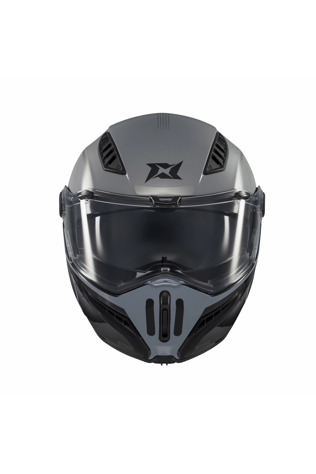 resimler/genel/Ghostfighter SV Bitone C2 Gri Motosiklet Çene Açılır Kaskı