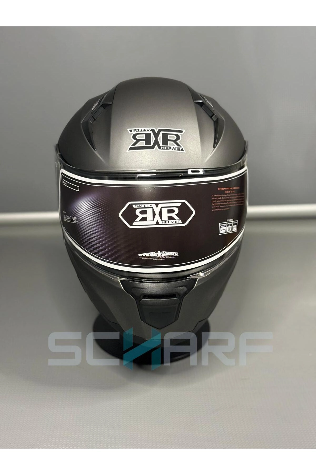 resimler/genel/RXR HELMETS JK-908 Güneş Vizörlü Çene Açılır Kask