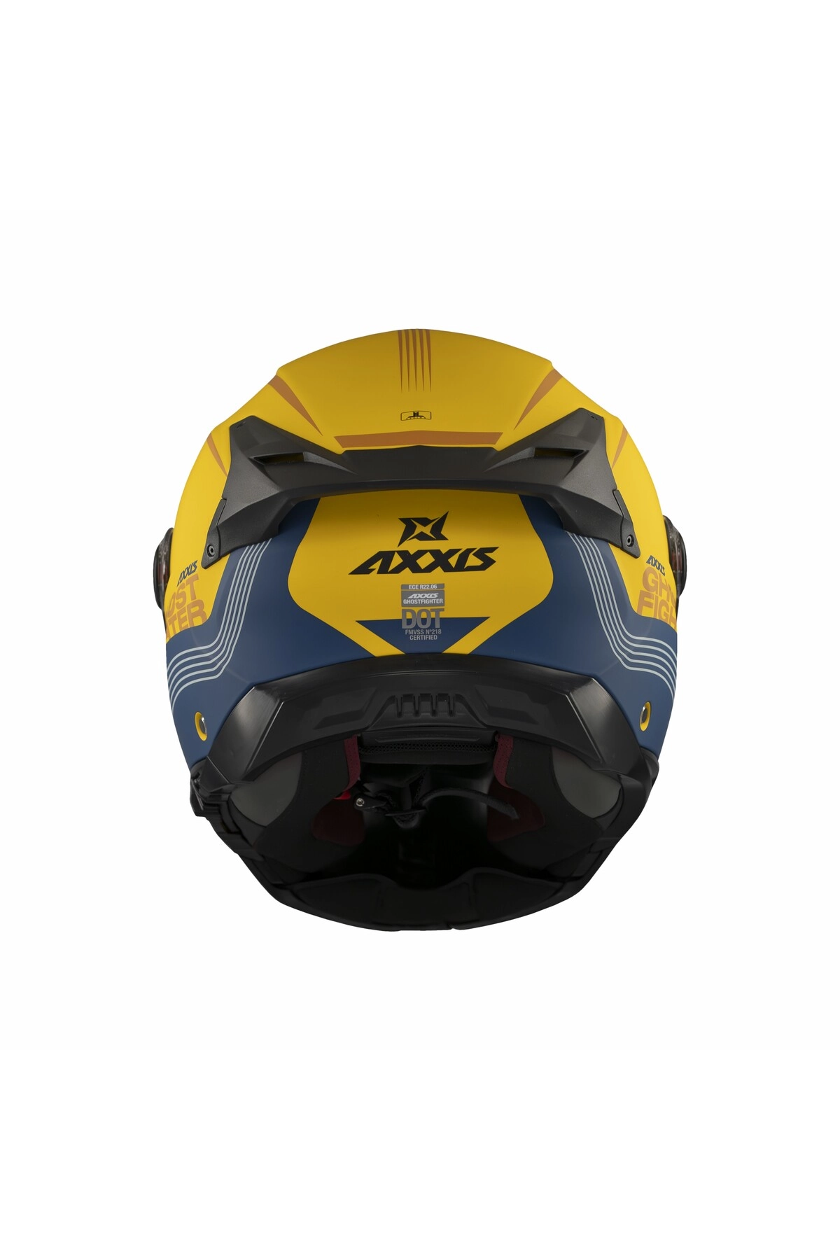 resimler/genel/Ghostfighter SV Bitone C13 Yellow Motosiklet Çene Açılır Kask