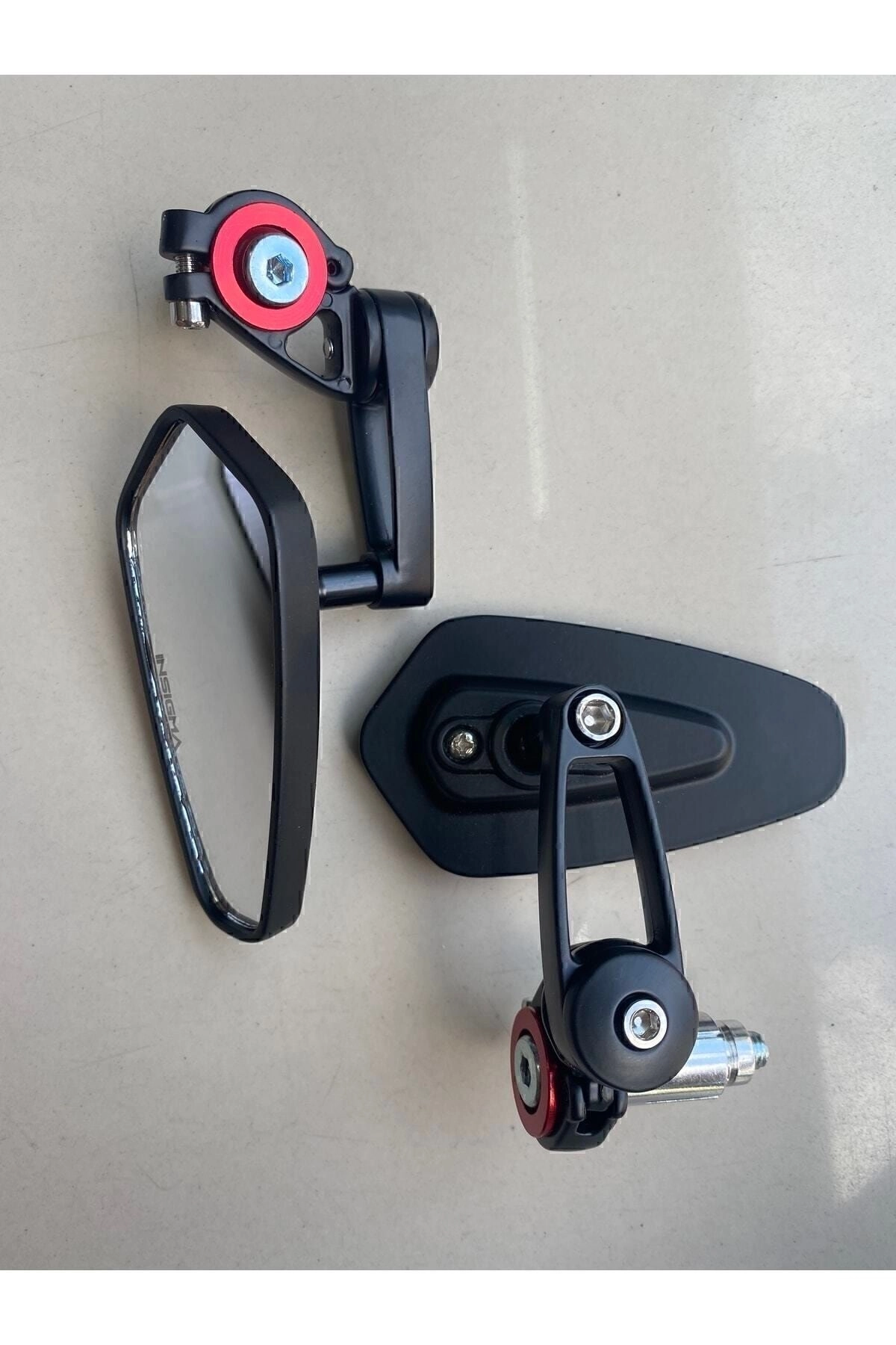 resimler/genel/Moto Aura -motosiklet Gidon Aynası Kırmızı