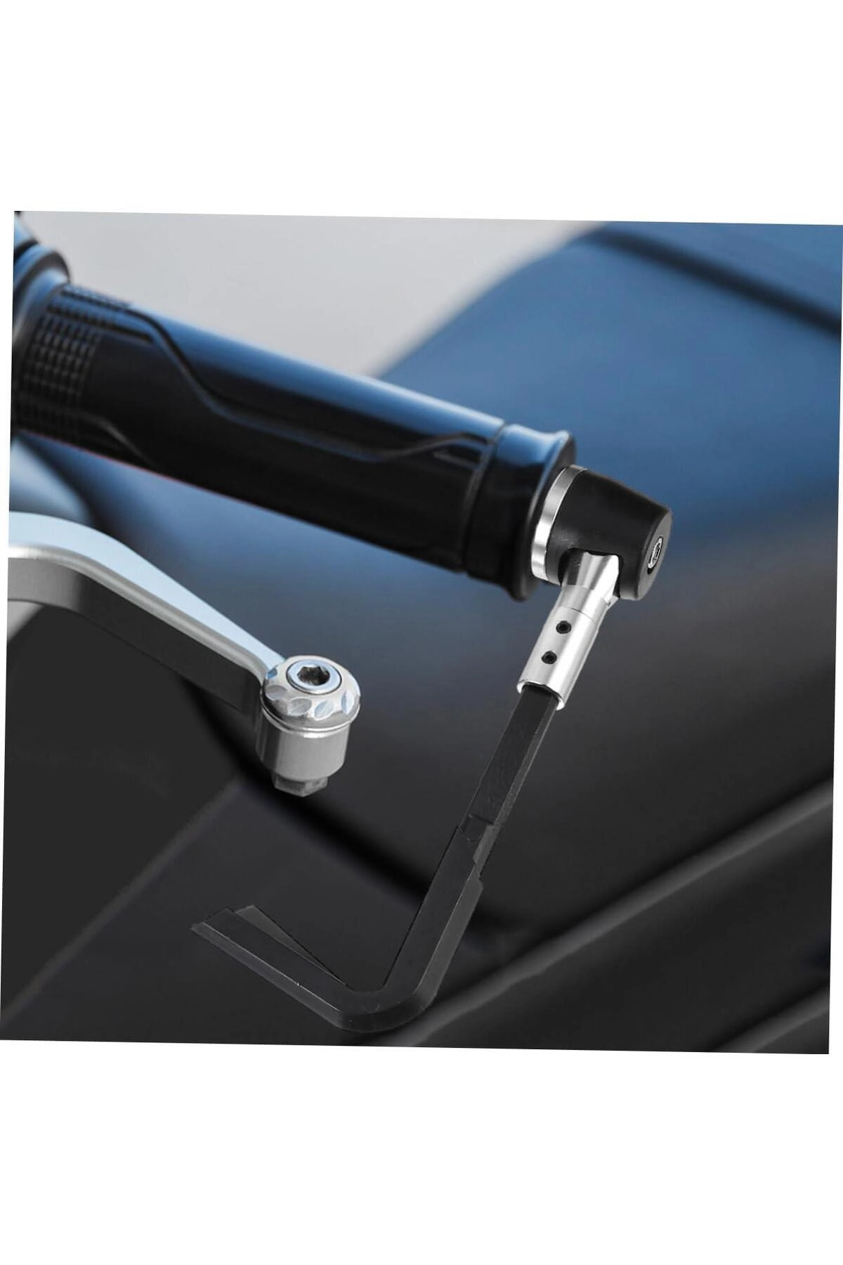 resimler/genel/TEX T0038 Motosiklet Bisiklet Scooter Gidon Elcik Manet Koruma Universal Alüminyum Krom