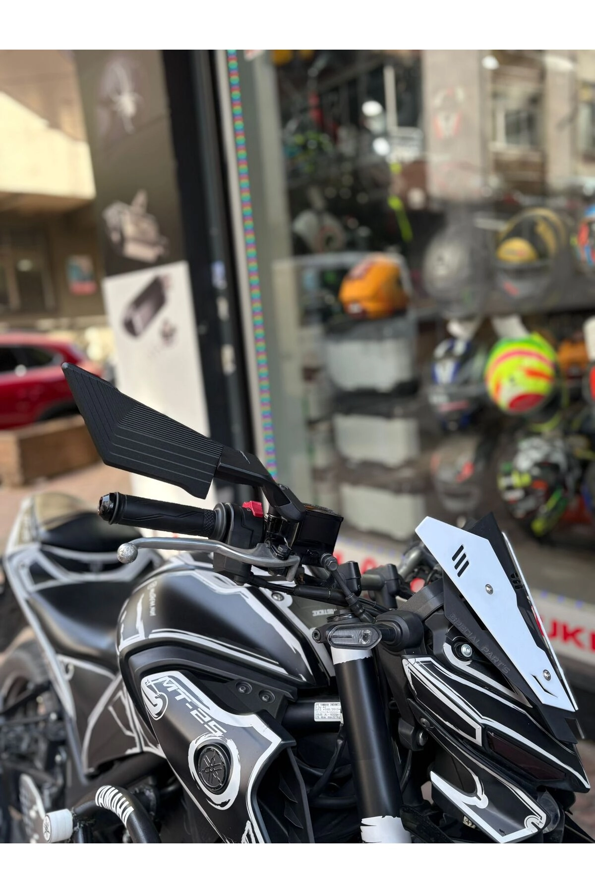 resimler/genel/Motosiklet Ayna V3 H2 Naked Ayna Spor Ayna Kanat Ayna Geniş Görüş Açılı