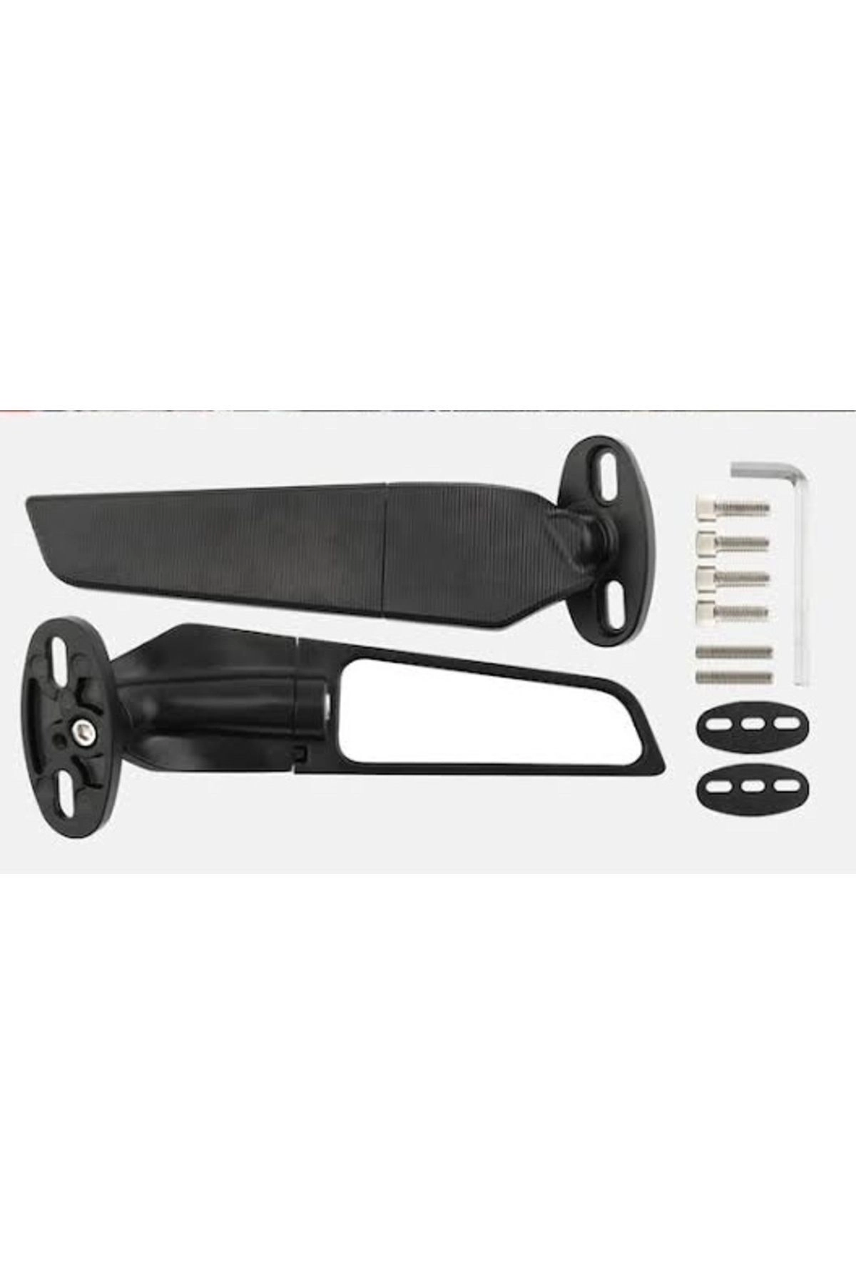 resimler/genel/Motosiklet Yarasa Aynası Katlanabilir (R25,RS200,CBR125-250,SR250 UYUMLU) Büyük Boy