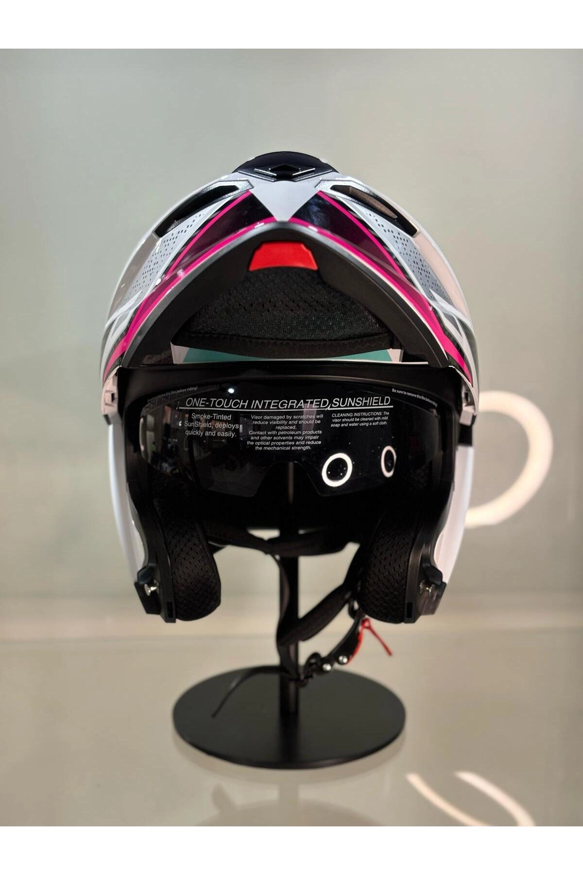 resimler/genel/Ws-202 Güneş Gözlüklü Çene Açılır Kask Siyah Vizörlü F1
