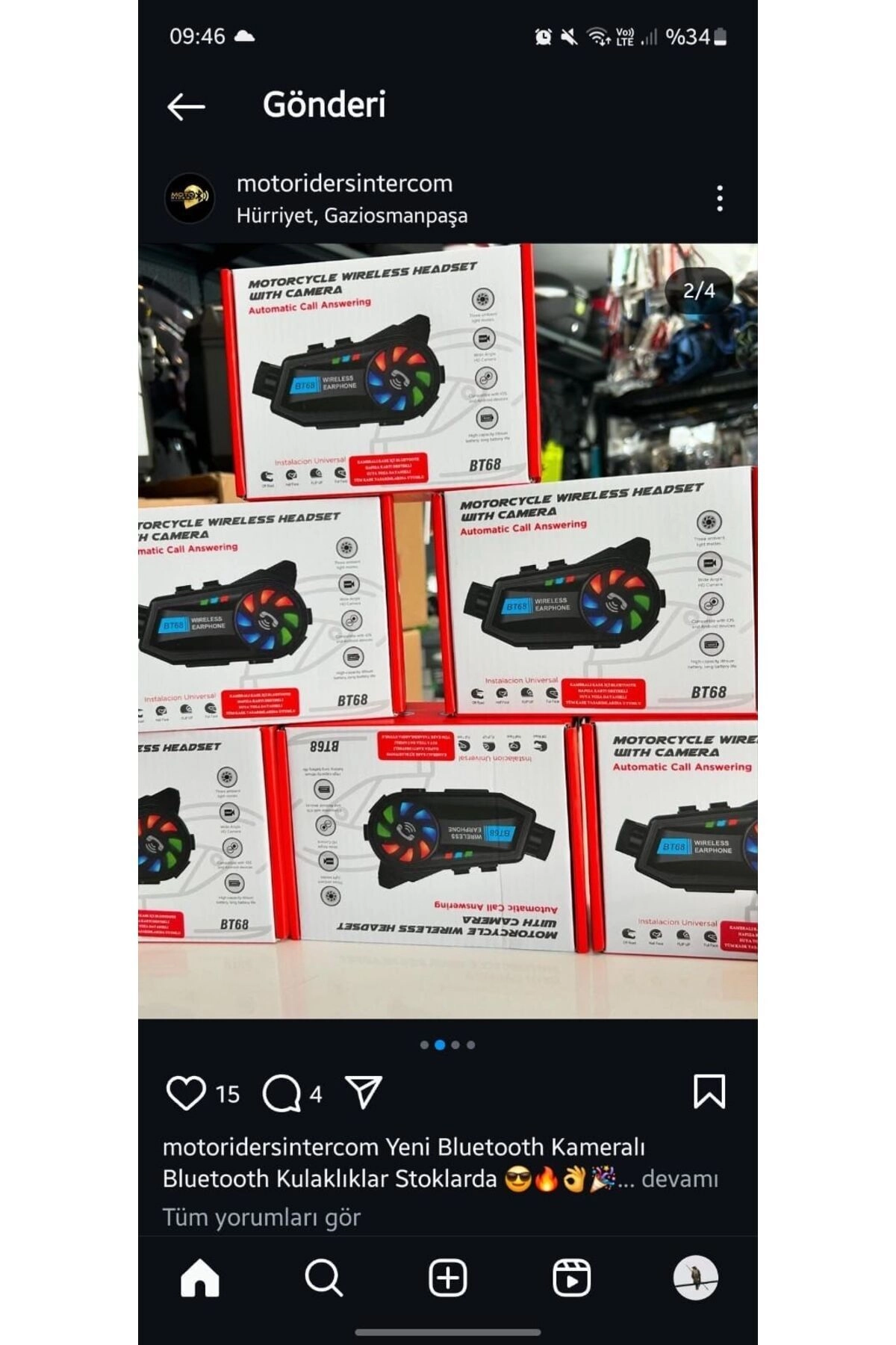 resimler/genel/Bt 68 Kameralı Bluetooth kulaklık..