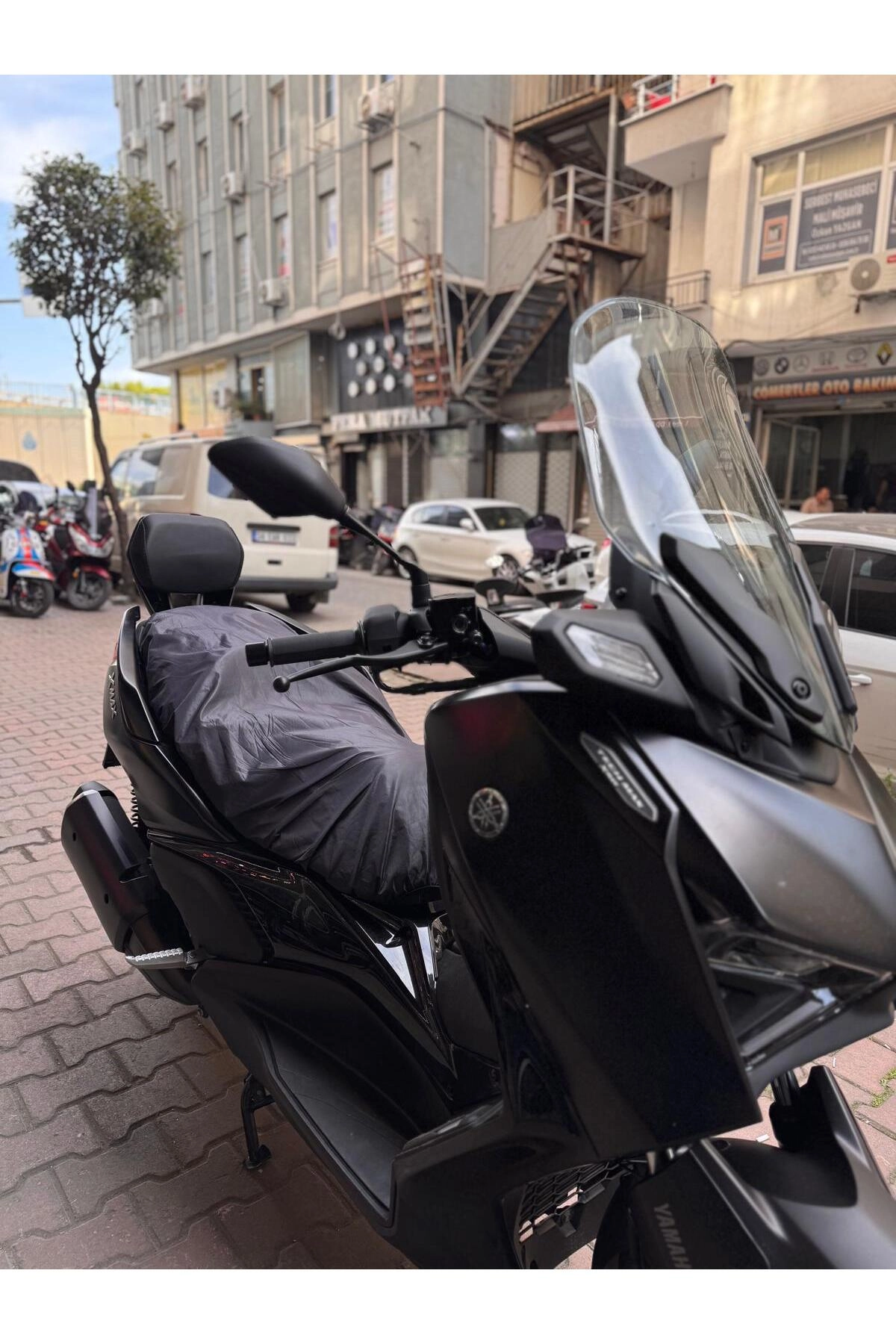 Yamaha Xmax 2024 2025 Sissy Bar Sırt Dayama Carbon