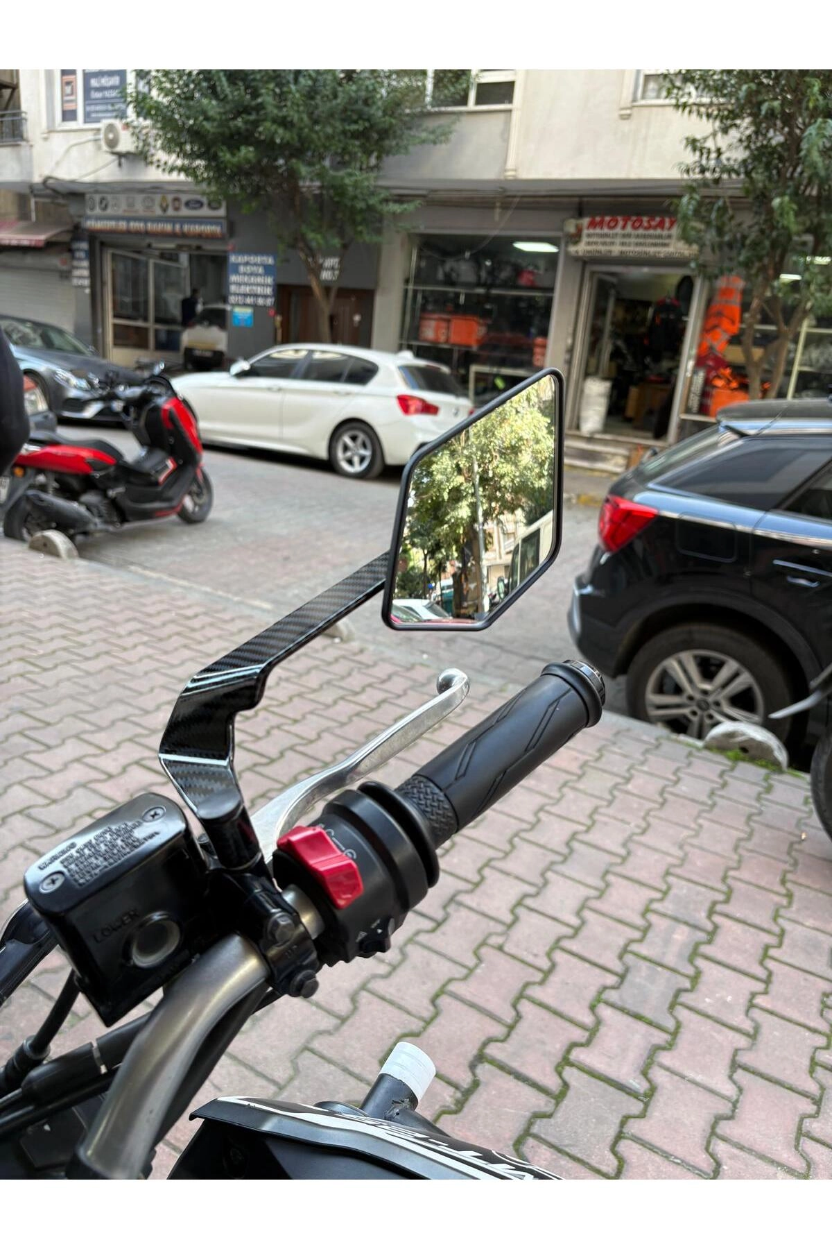 Motosiklet Ayna V2 H2 Karbon Naked Ayna Spor Ayna Kanat Ayna Geniş Görüş Açılı