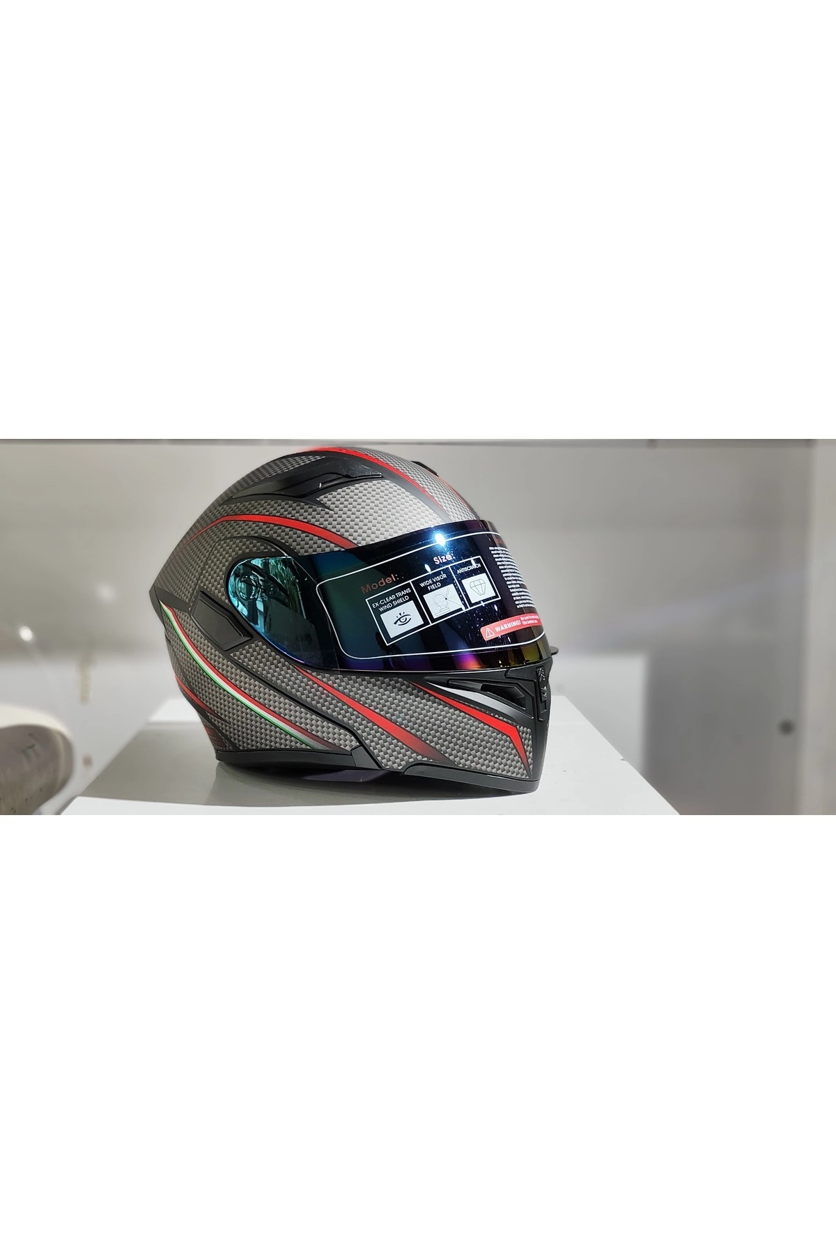resimler/genel/JK902 GÜNEÅ VİZÖRLÜ ÇENE PEDLİ ÇENE AÇILIR KARBON DESEN KASK(AYNALI CAMLI)