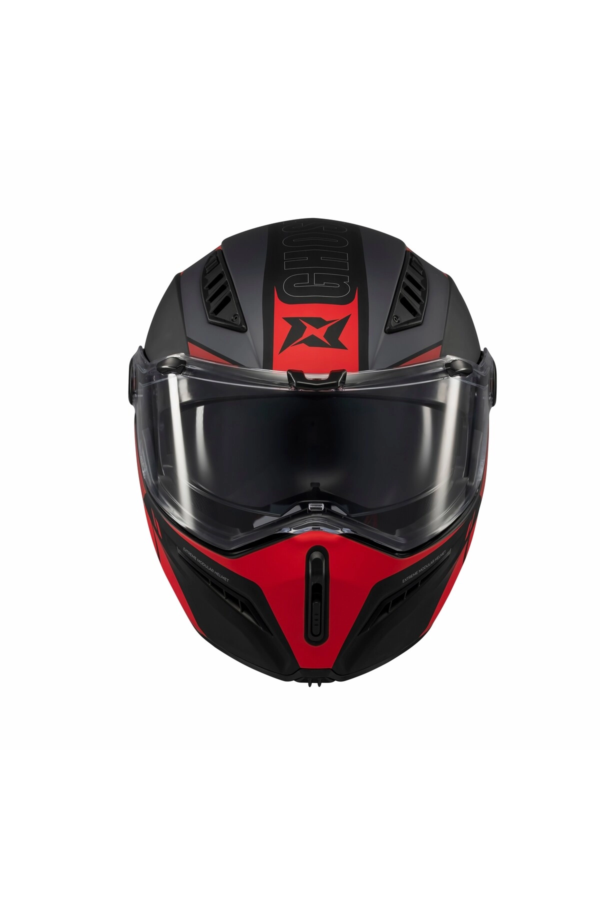 resimler/genel/Ghostfighter SV Maniac B5 Black Red Motosiklet Çene Açılır Kask