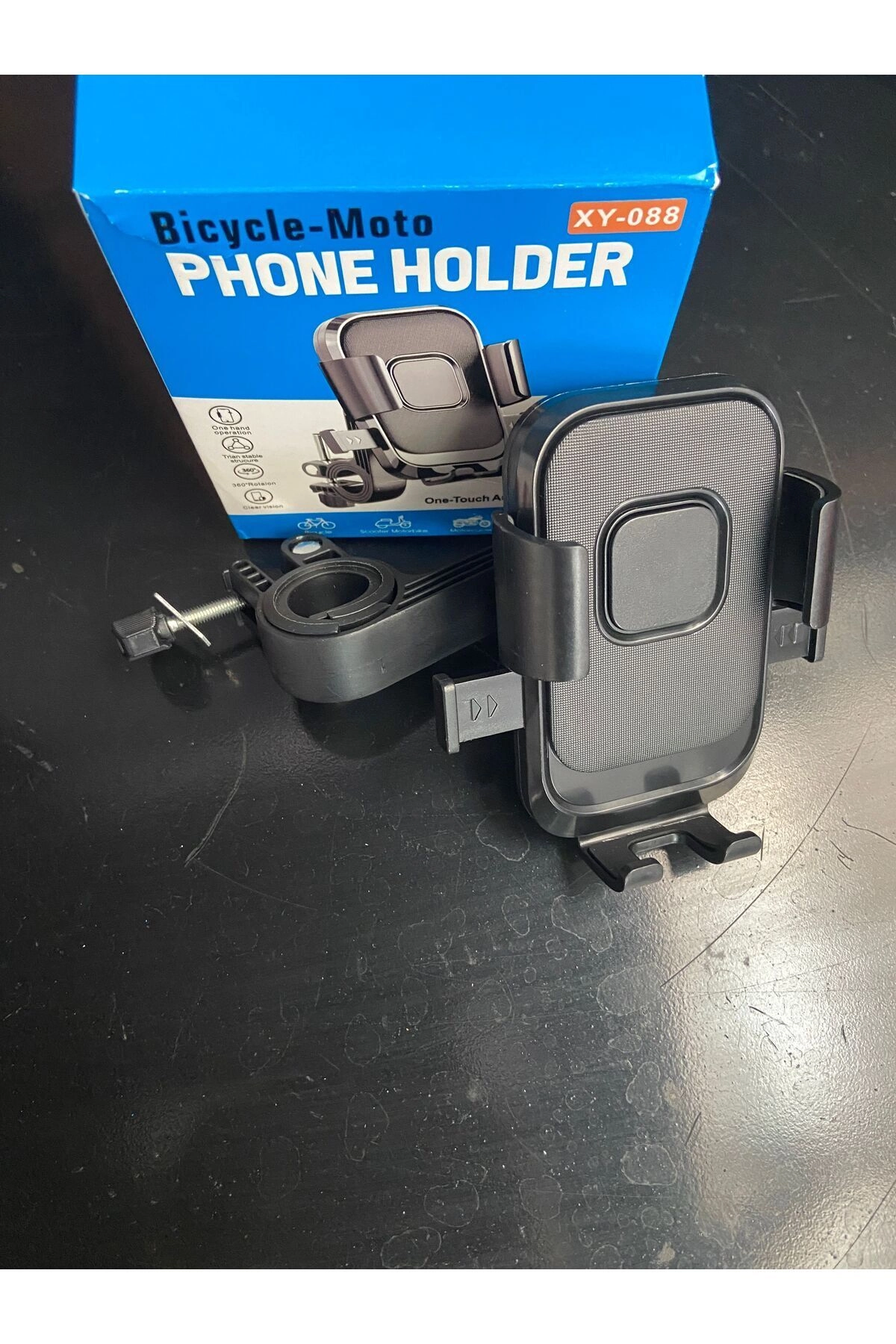 Motorsiklet telefon tutacağı
