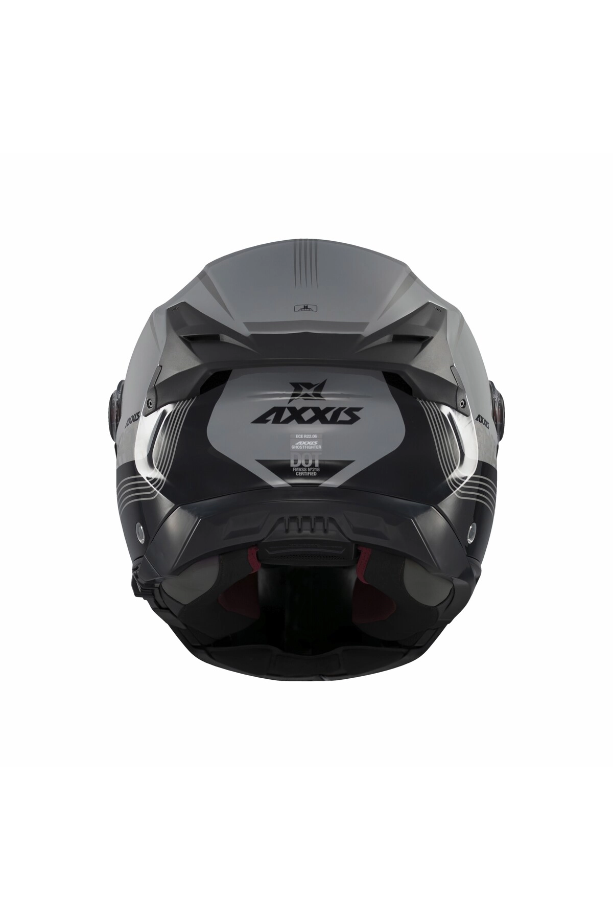 resimler/genel/Ghostfighter SV Bitone C2 Gri Motosiklet Çene Açılır Kaskı