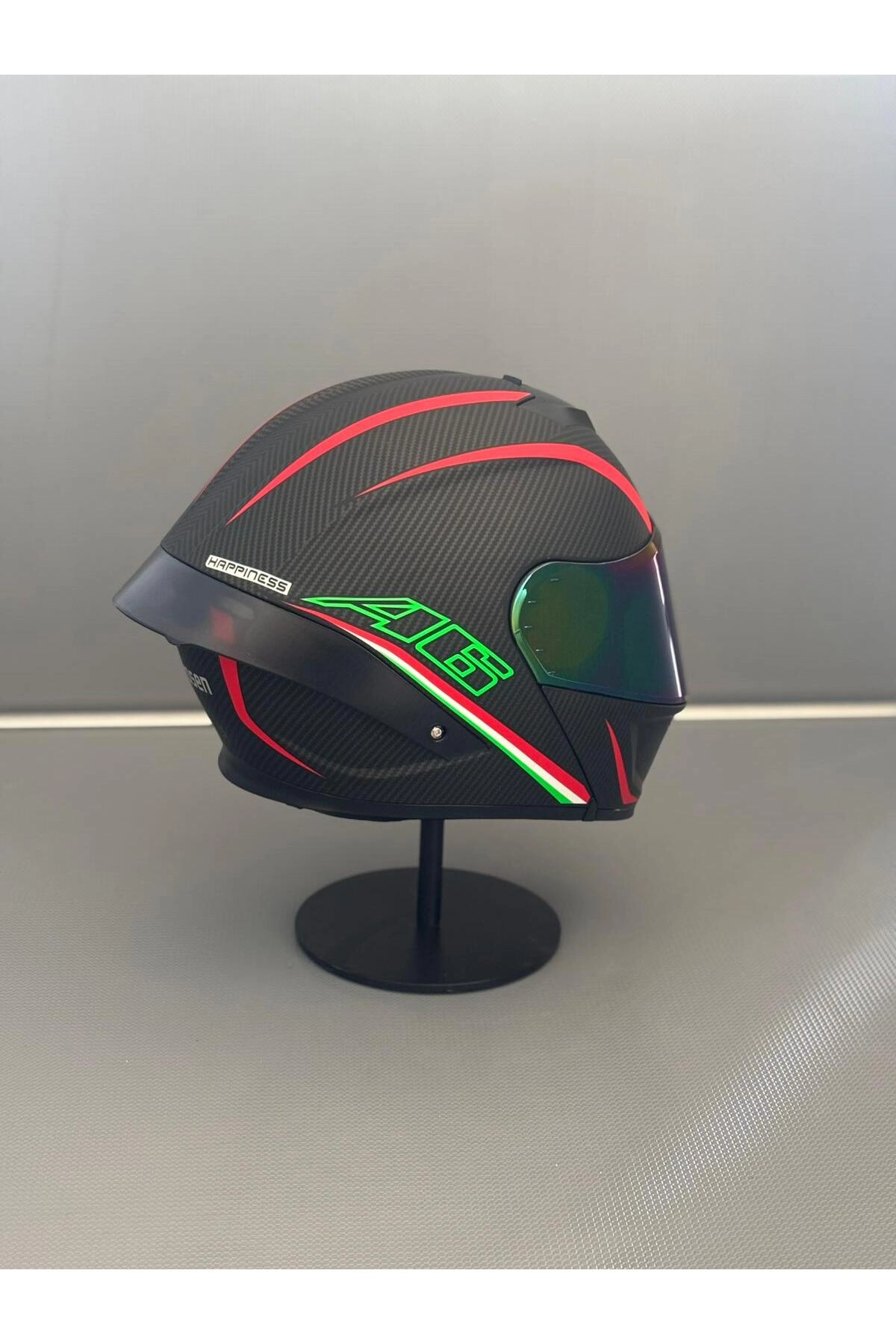 resimler/genel/Ws-202 Güneş Gözlüklü Çene Açılır Kask Siyah Vizörlü A6