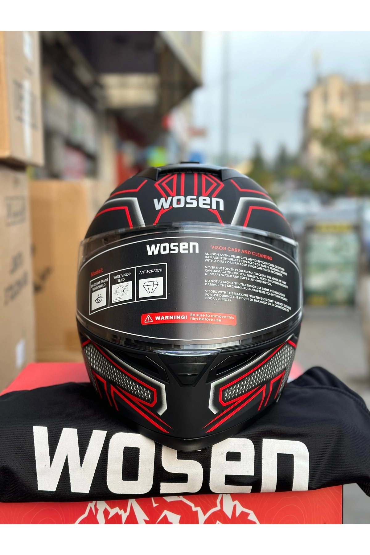 resimler/genel/Motokaskk Çene Açılır Motosiklet Kaskı / Güneş Gözlüklü / Buff Hediyeli