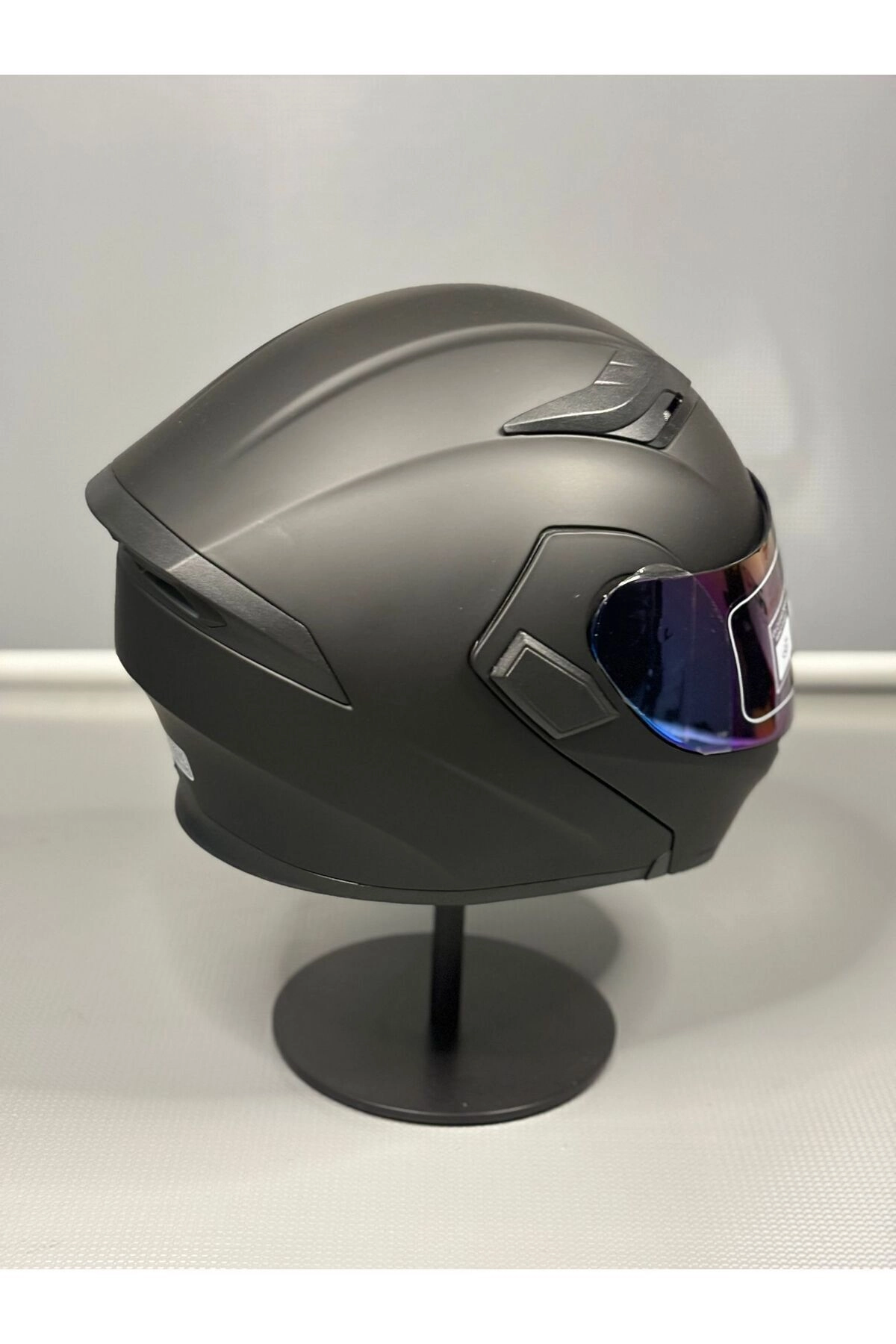resimler/genel/Scharf Jk-902 Güneş Vizörlü Çene Açılır Kask + DeepBlue Vizör