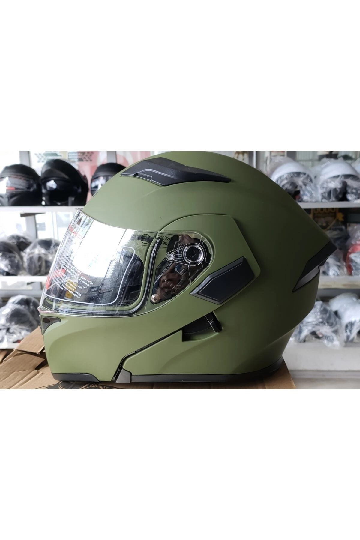 resimler/genel/Jk-21 Kask Çene Açılır Kask Haki Renk