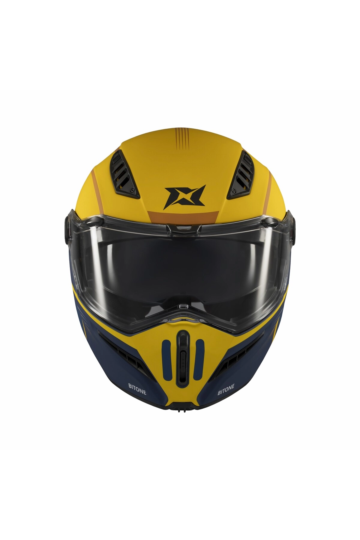 resimler/genel/Ghostfighter SV Bitone C13 Yellow Motosiklet Çene Açılır Kask