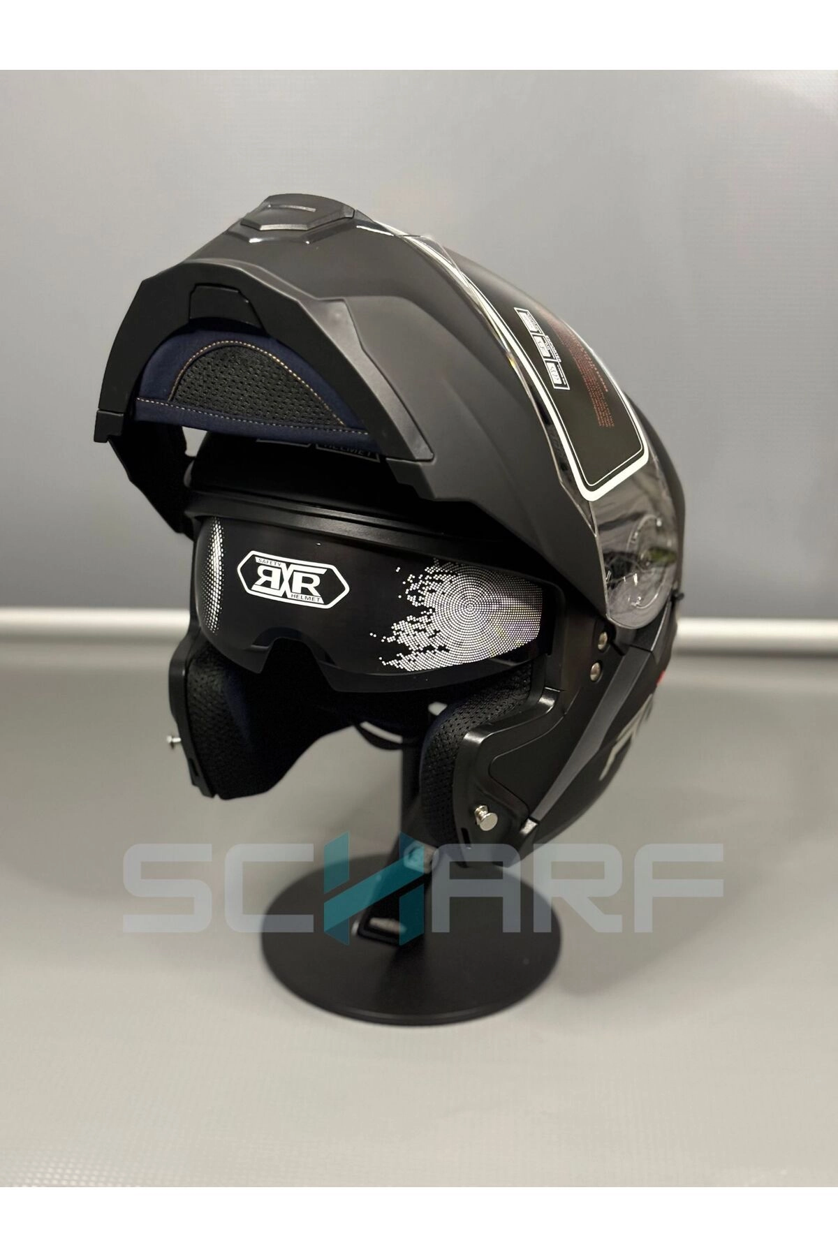 resimler/genel/RXR HELMETS JK-908 Güneş Vizörlü Çene Açılır Kask