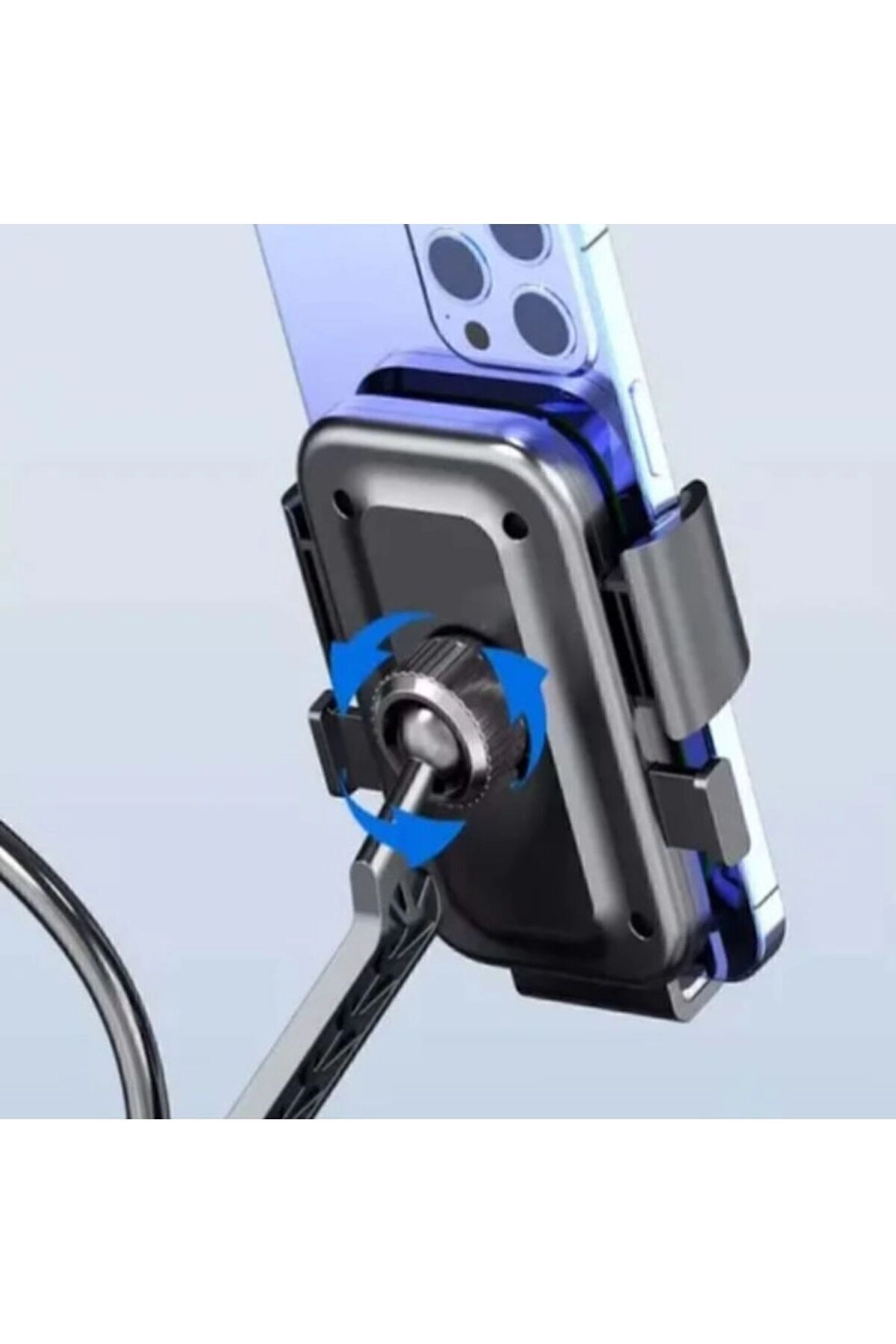 resimler/genel/Motorsiklet Telefon Tutacağı Ayna Bağlantılı