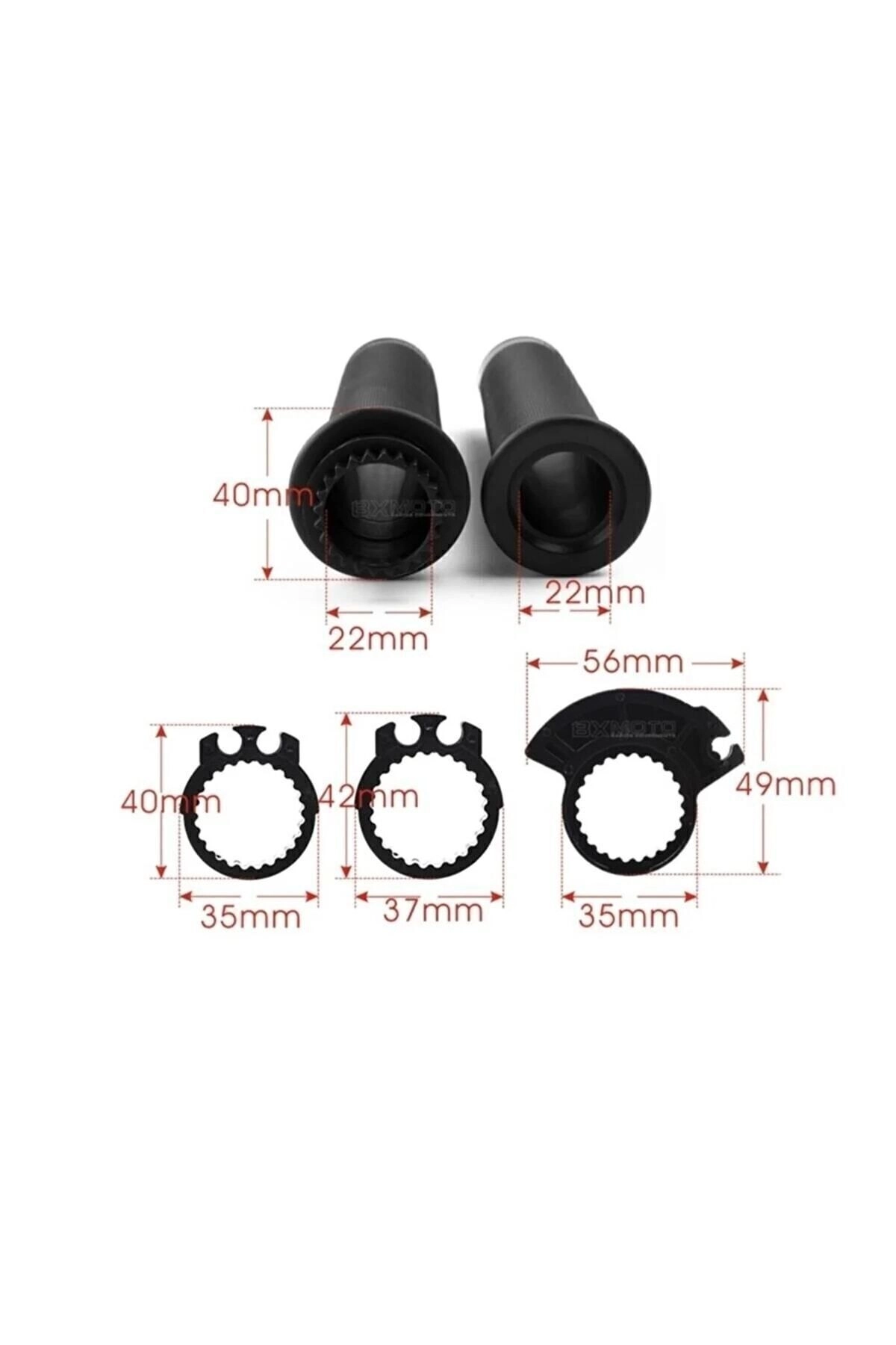 resimler/genel/Baracuda Elcik Yamaha R25 Mt07 R6 Ybr 125 Elcik Siyah