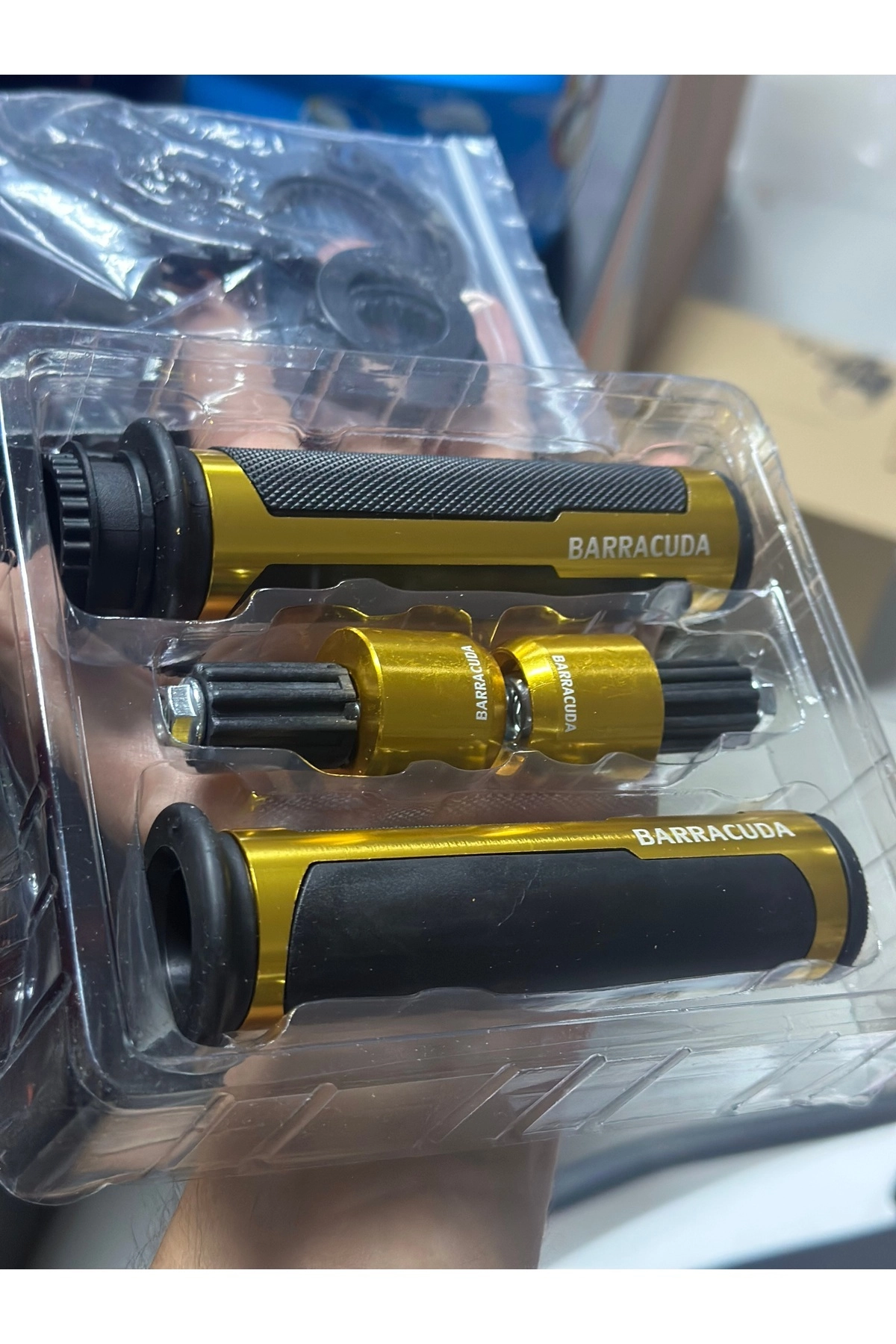 BARRACUDA DENGE TOPUZLU KALİTELİ ELCİK GOLD SARI / RACİNG NAKED UYUMLU R25 MT25 PULSAR NS200 RS200