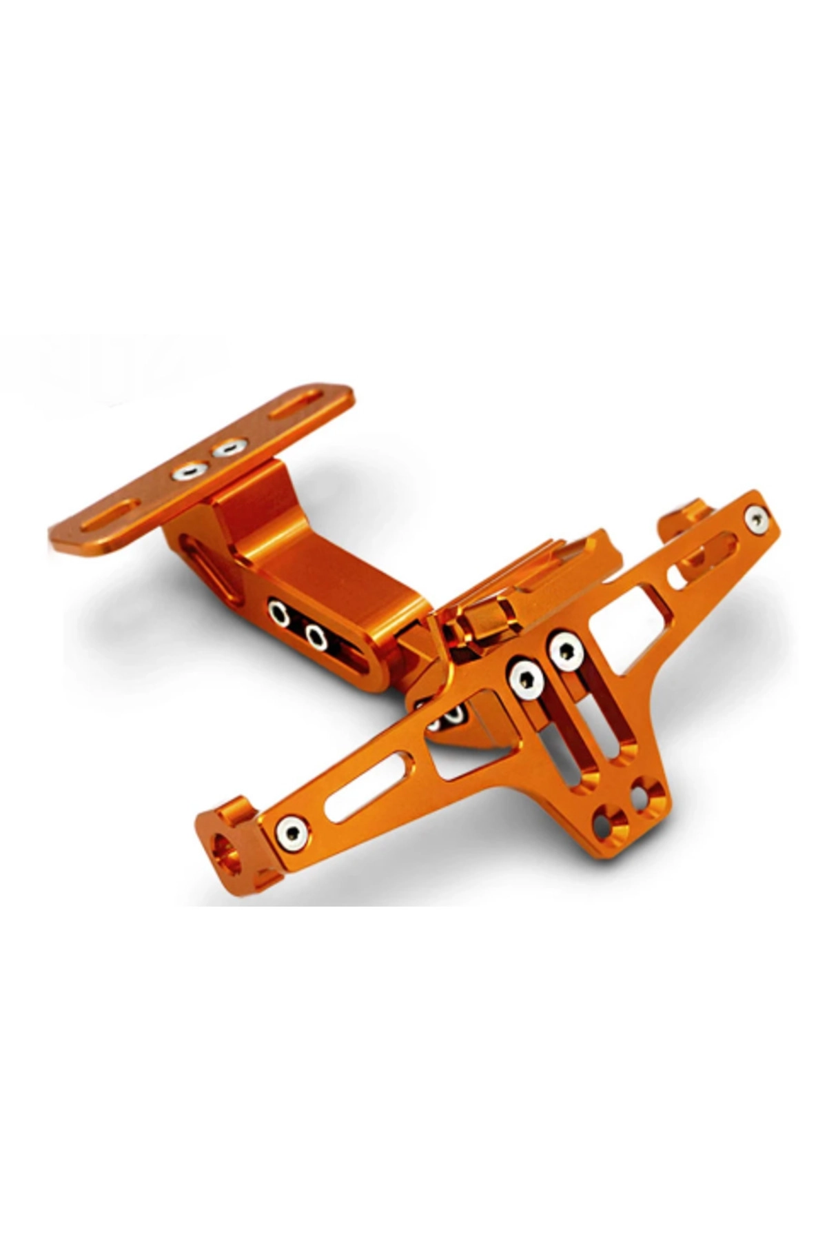 KATLANABİLİR ARKA PLAKALIK - LED IÅIKLI - CNC METAL - PARLAK RENKLER - TURUNCU