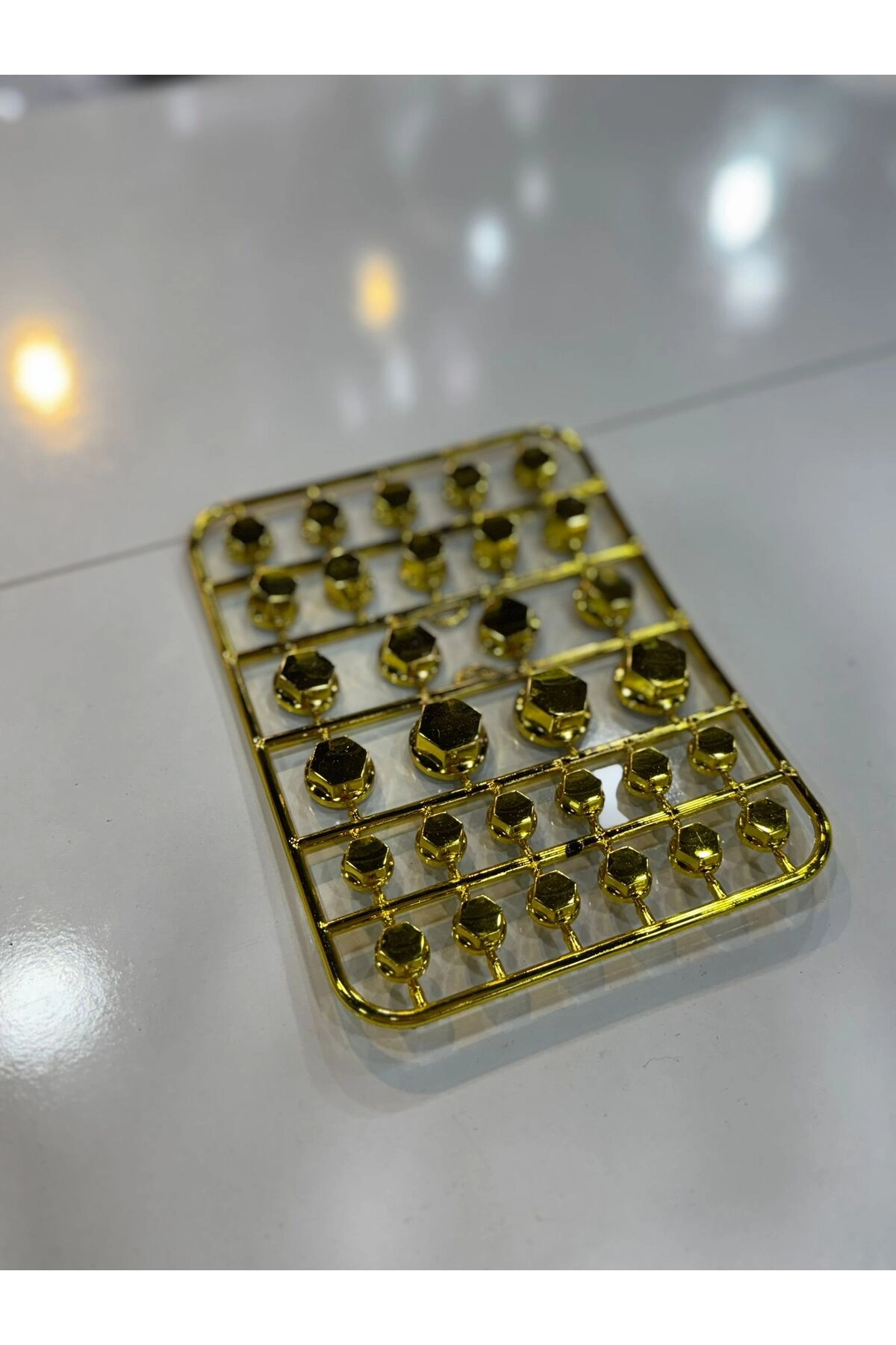 Motosiklet Vida Somun Cıvata Kapağı- Gold
