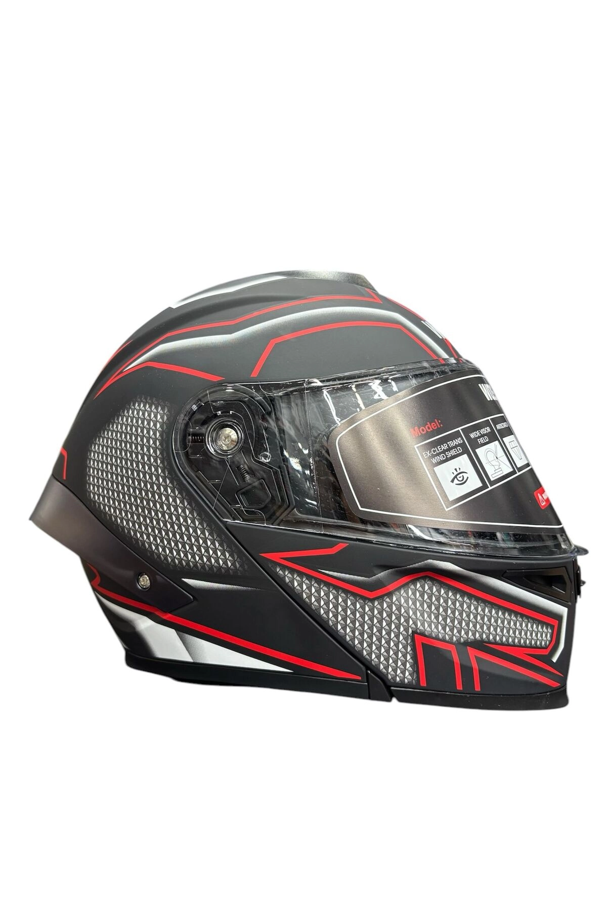 WOSEN Ws-202 Güneş Vizörlü Çene Açılır Kask