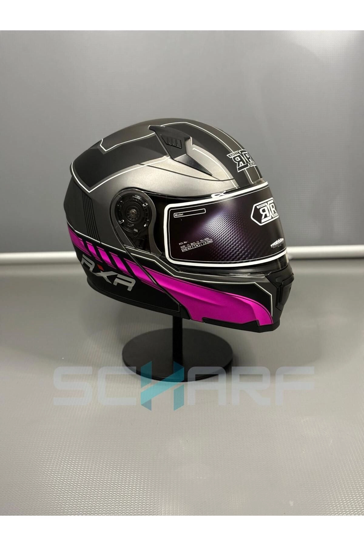 RXR HELMETS JK-908 Güneş Vizörlü Çene Açılır Kask