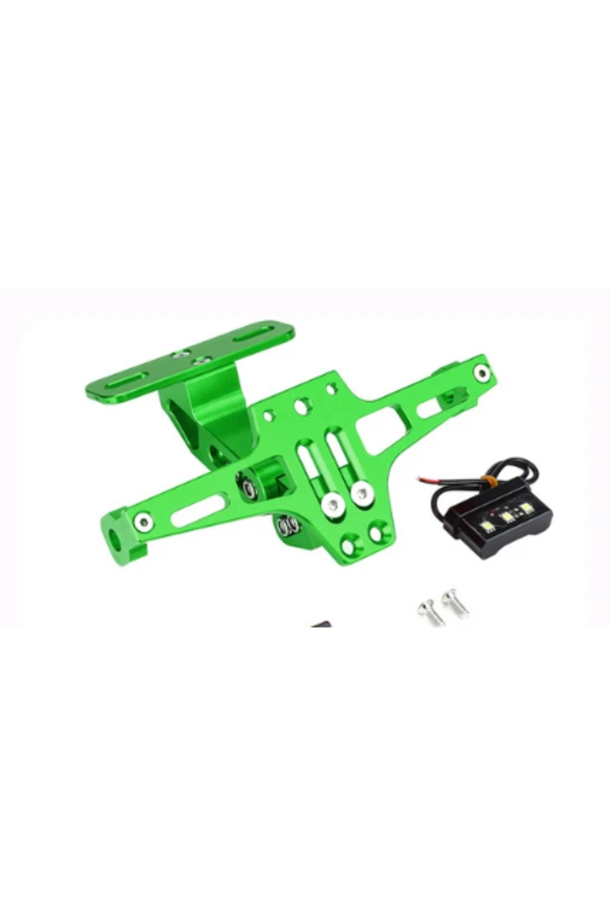KATLANABİLİR ARKA PLAKALIK - LED IÅIKLI - CNC METAL - PARLAK RENKLER - YEÅİL