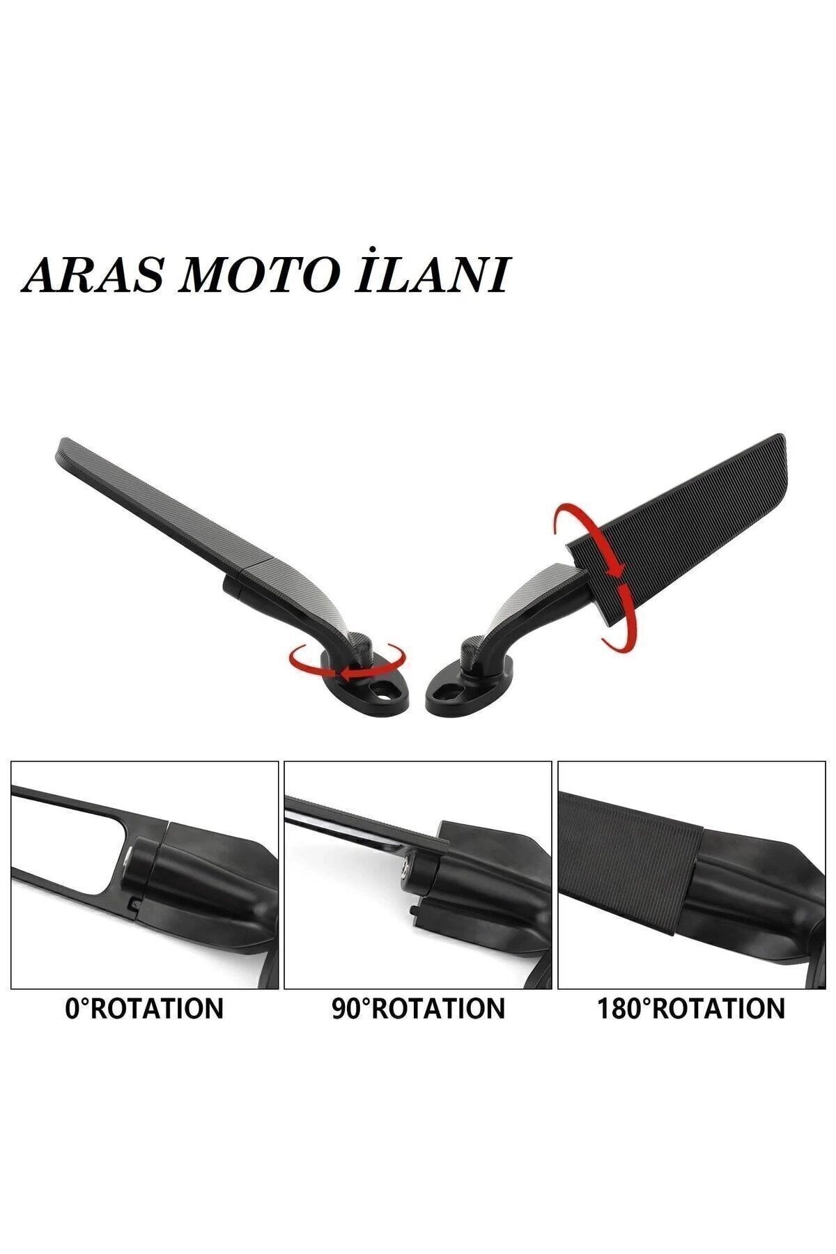 Motosiklet Kanat Dikiz Ayna Cfmoto Sr 250 Pulsar Rs 200 Uyumlu _supermto
