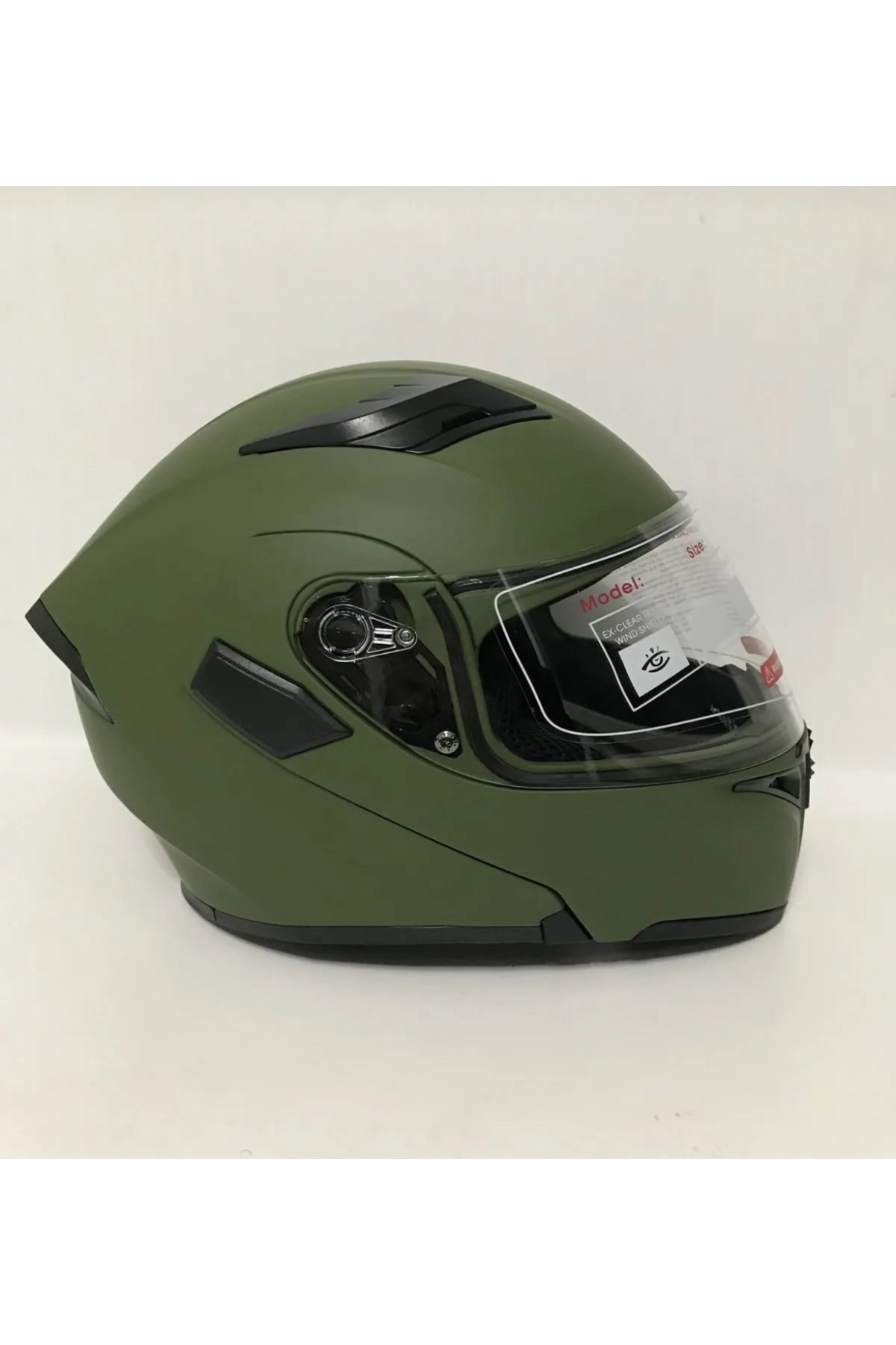 Gül Motorsiklet Jiekai Jk-902 Çeneden Açılır Güneş Vizörlü Motorsiklet Kaskı